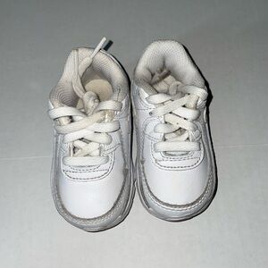 Kids White Air Max 90 - Size 4C